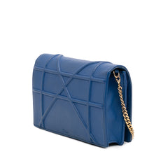 Grained Calfskin Diorama Wallet on Chain
