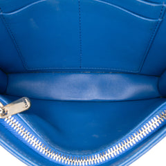 Grained Calfskin Diorama Wallet on Chain