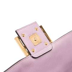 Zucca Embossed Leather Baguette Satchel