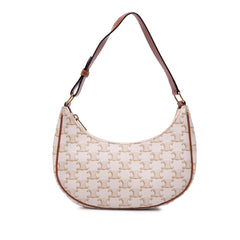 Triomphe Coated Canvas Ava Shoulder Bag