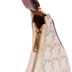 Triomphe Coated Canvas Ava Shoulder Bag