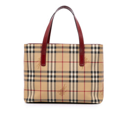 Haymarket Check Coated Canvas Tote
