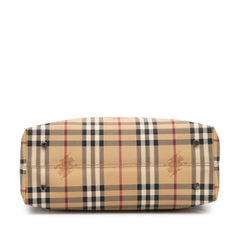 Haymarket Check Coated Canvas Tote