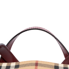 Haymarket Check Coated Canvas Tote