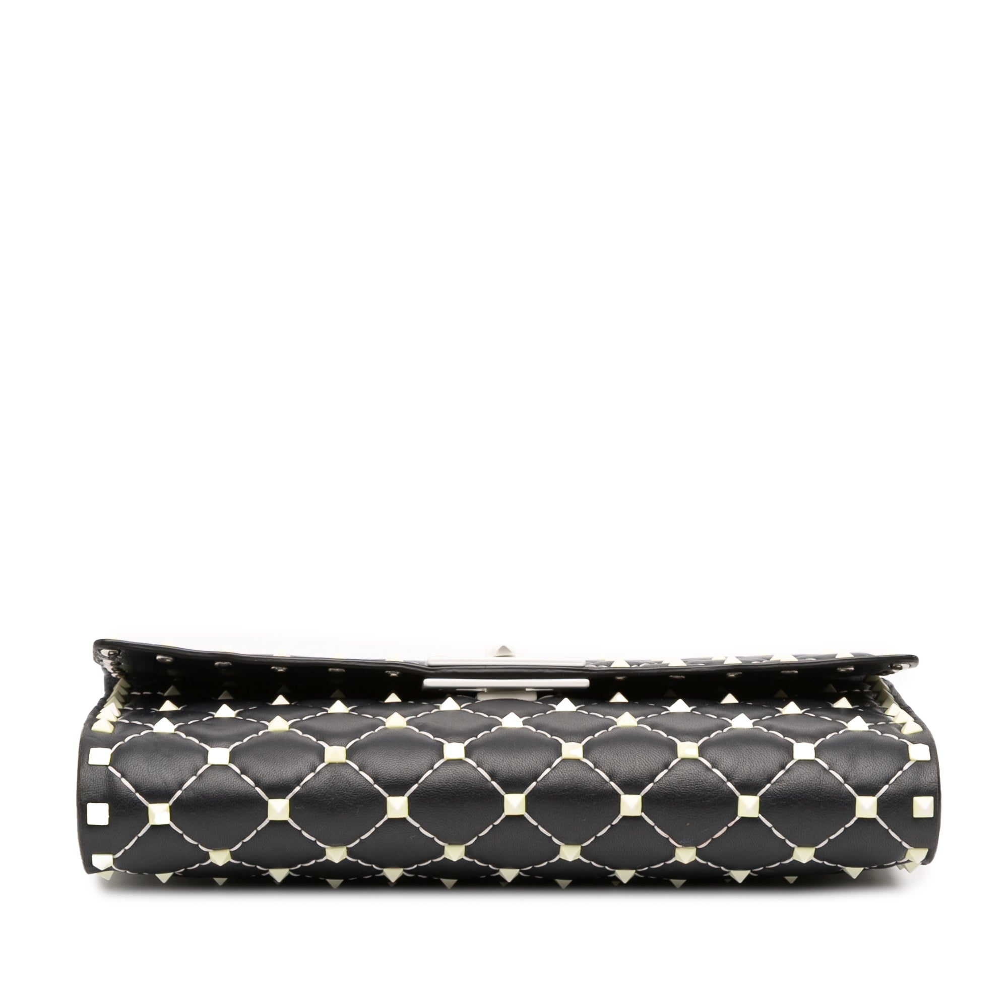 Quilted Lambskin Free Rockstud Spike Wallet On Chain