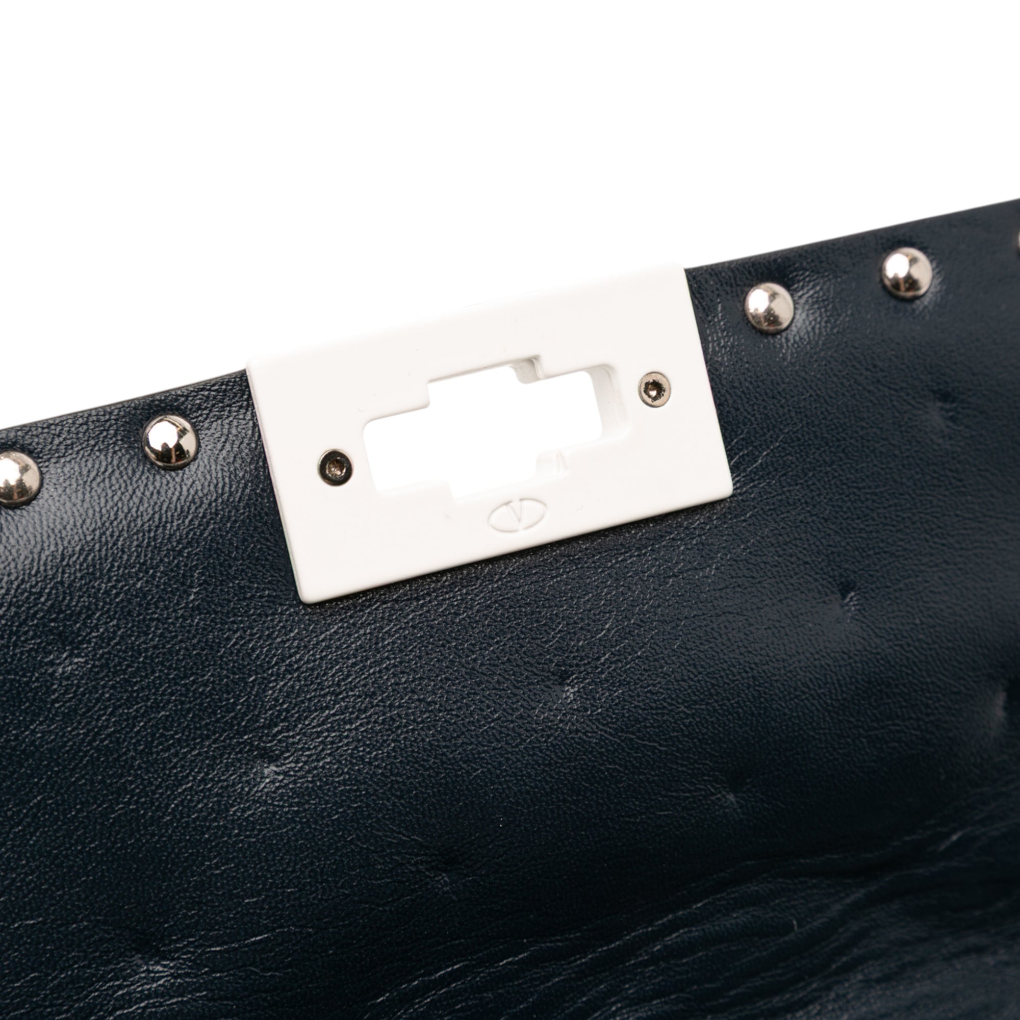 Quilted Lambskin Free Rockstud Spike Wallet On Chain