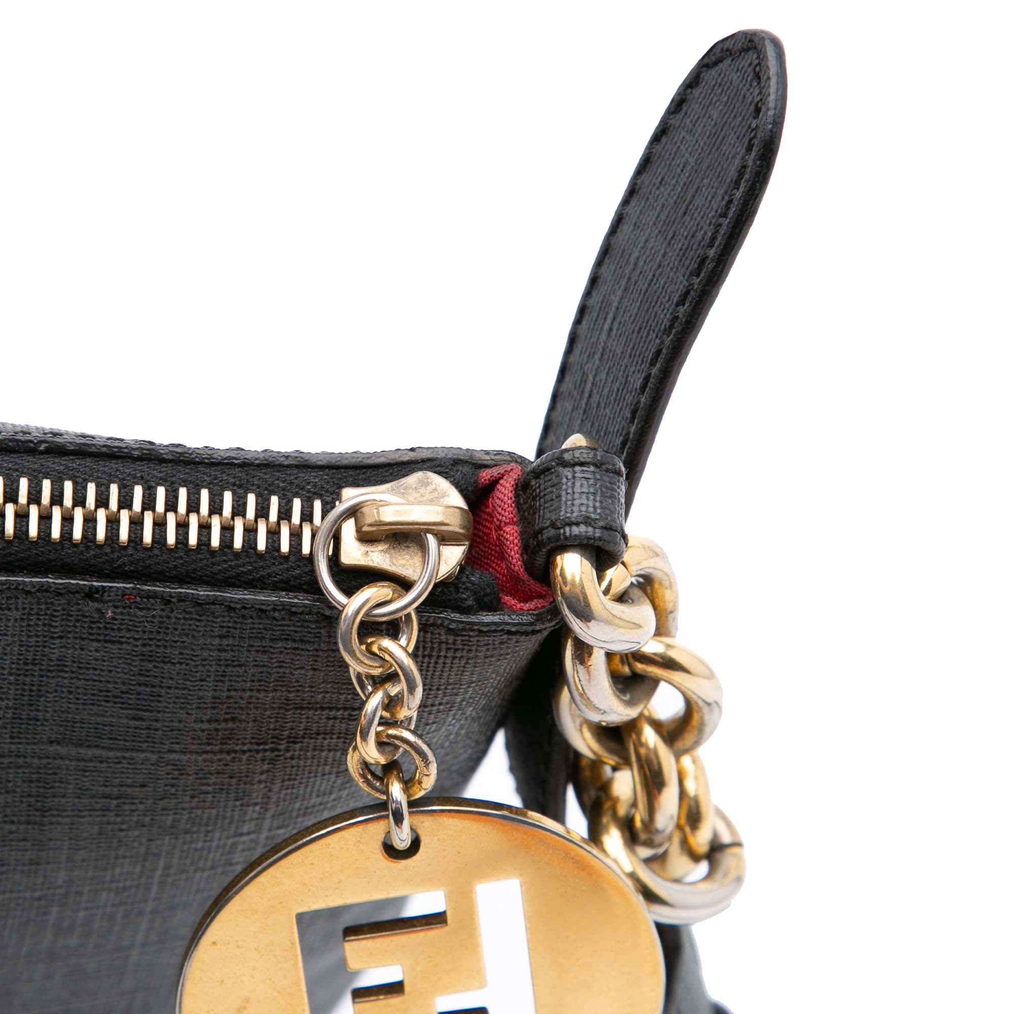 Zucchino Coated Canvas Charm Zip Crossbody