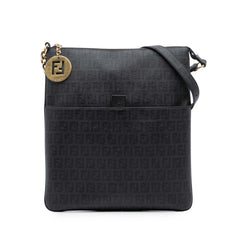 Zucchino Coated Canvas Charm Zip Crossbody