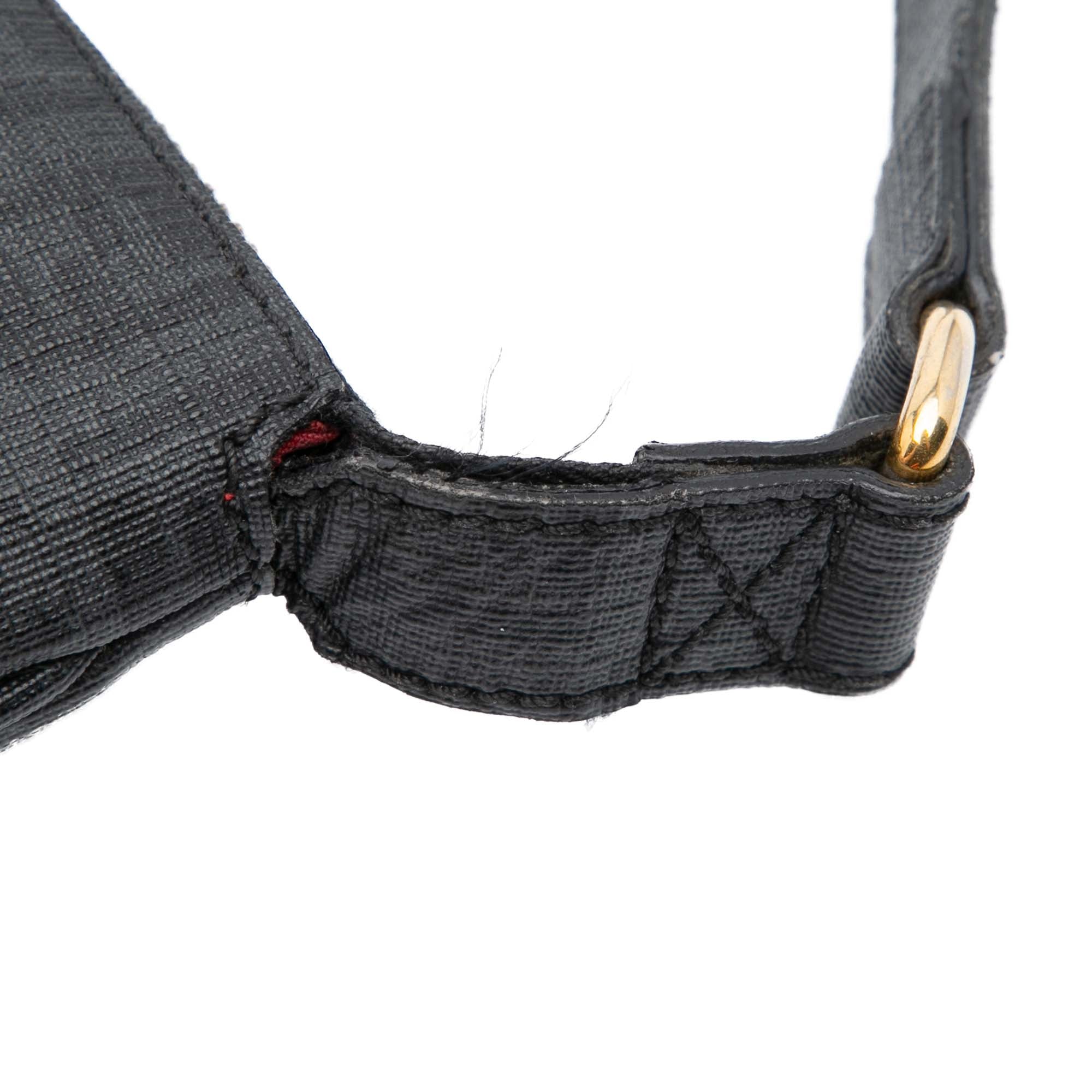 Zucchino Coated Canvas Charm Zip Crossbody