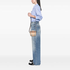 Haymarket Check Coated Canvas Crossbody