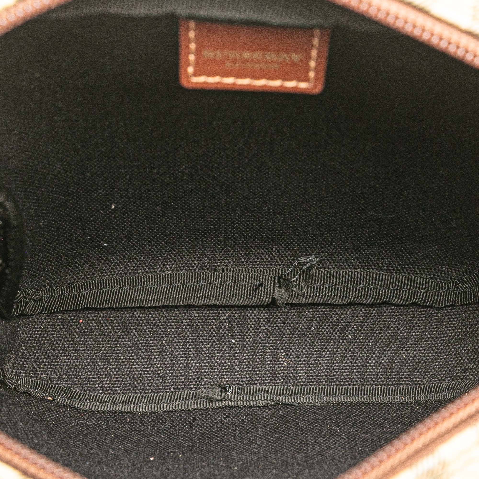 Haymarket Check Coated Canvas Crossbody