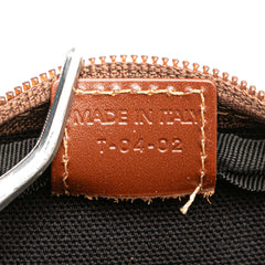 Haymarket Check Coated Canvas Crossbody