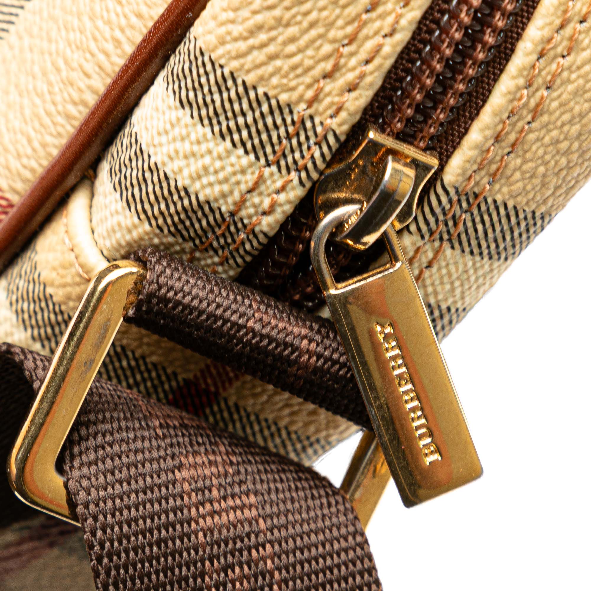 Haymarket Check Coated Canvas Crossbody
