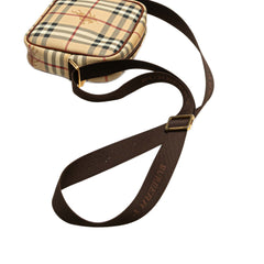 Haymarket Check Coated Canvas Crossbody