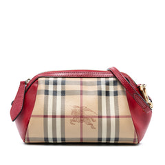 Mini Haymarket Check Coated Canvas Blaze Crossbody