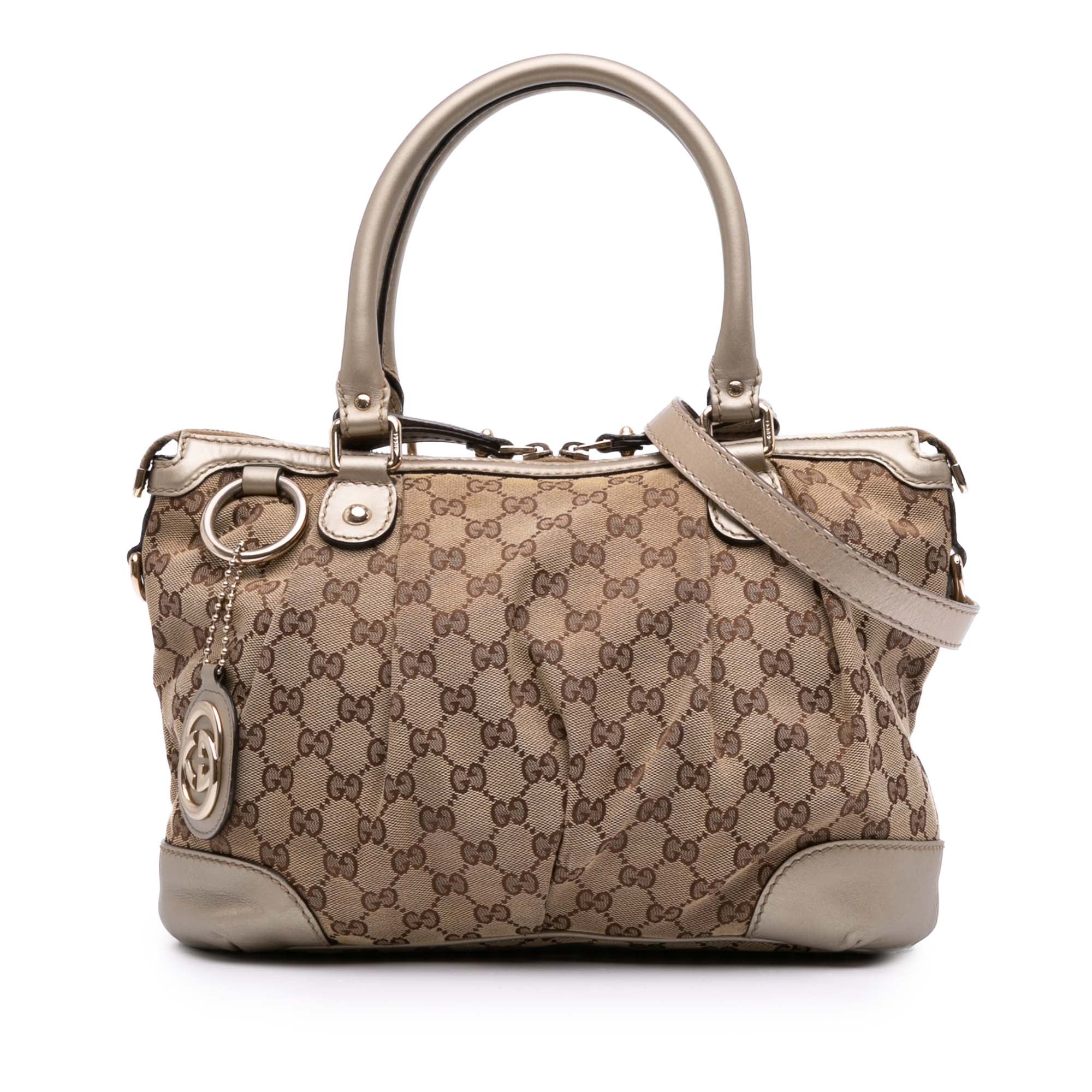 GG Canvas Sukey Satchel
