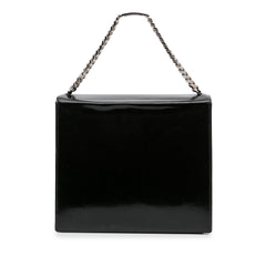 Patent Flap Handbag