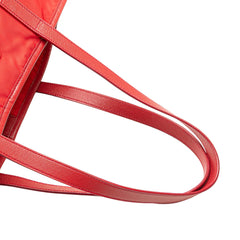 Saffiano Trimmed Tessuto Open Convertible Tote