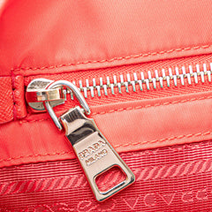 Saffiano Trimmed Tessuto Open Convertible Tote