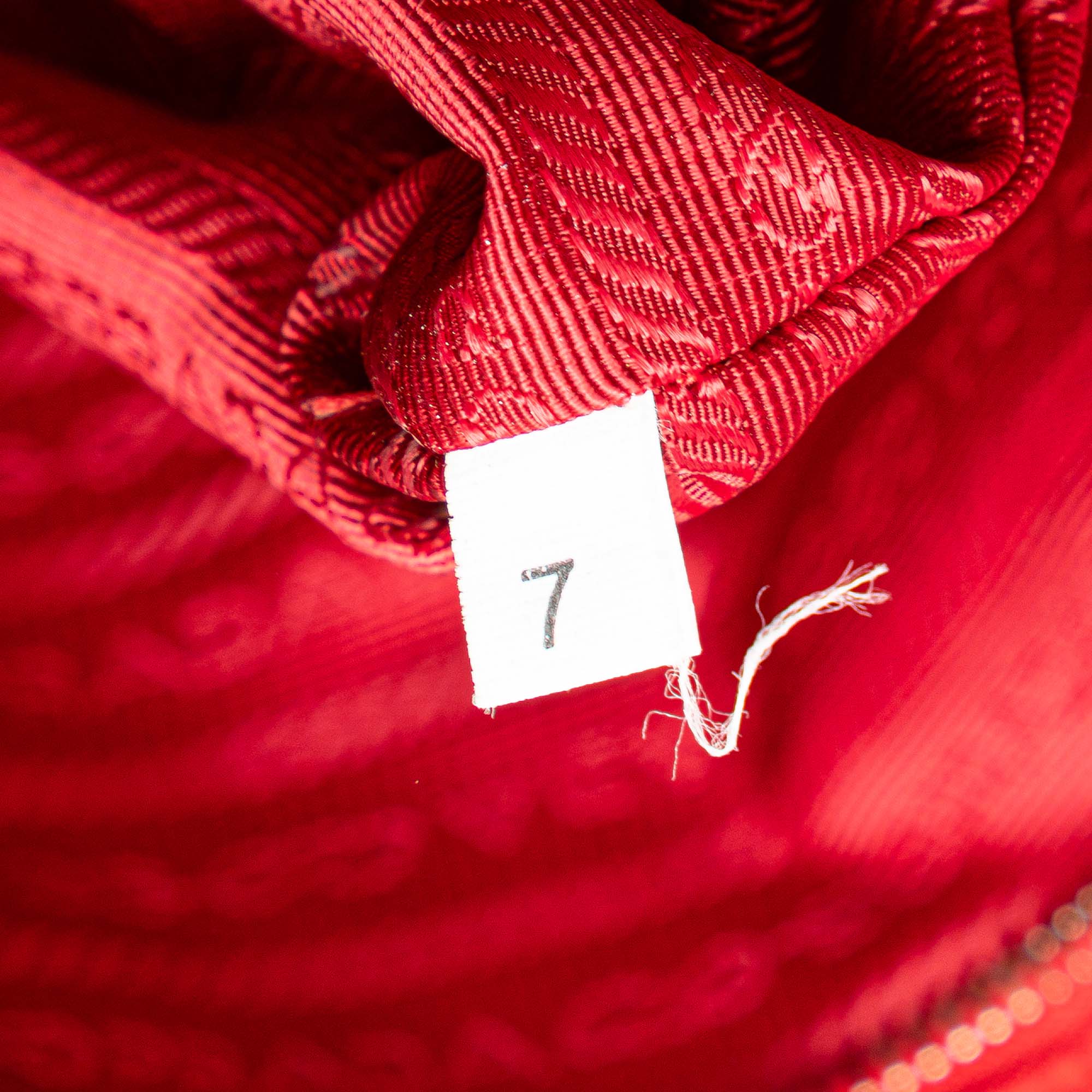 Saffiano Trimmed Tessuto Open Convertible Tote
