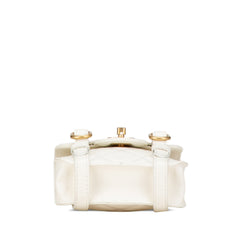 Mini Aged Calfskin City School Flap