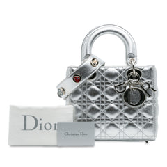 Small Metallic Grained Calfskin Cannage My ABCDior Lady Dior