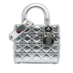 Small Metallic Grained Calfskin Cannage My ABCDior Lady Dior