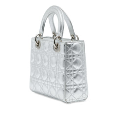 Small Metallic Grained Calfskin Cannage My ABCDior Lady Dior