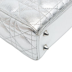 Small Metallic Grained Calfskin Cannage My ABCDior Lady Dior