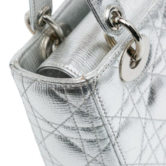 Small Metallic Grained Calfskin Cannage My ABCDior Lady Dior