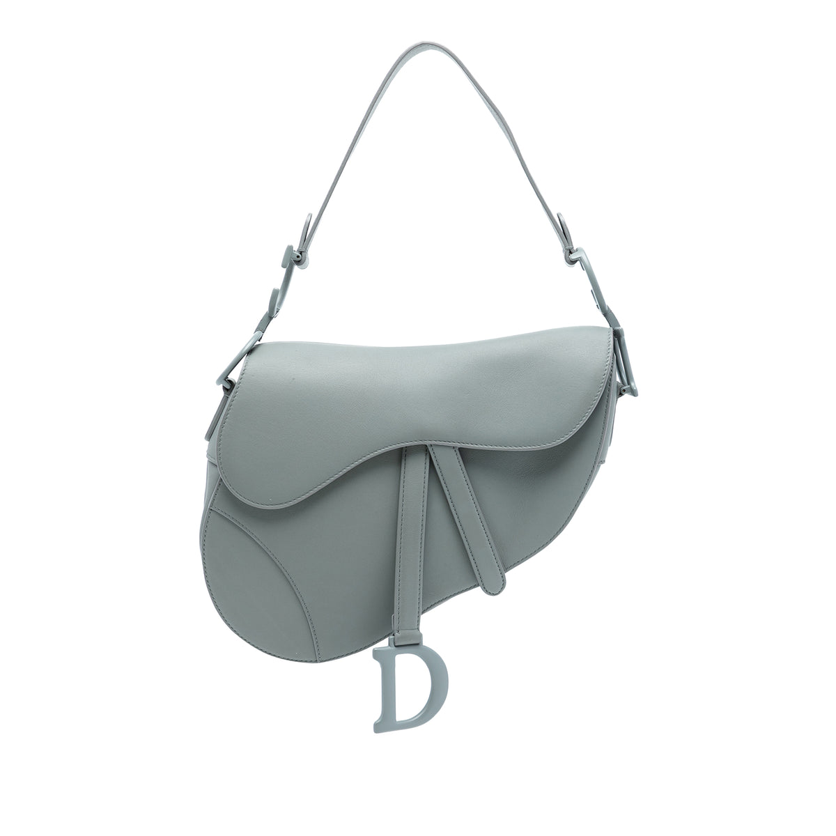 Ultra Matte Calfskin Saddle Bag