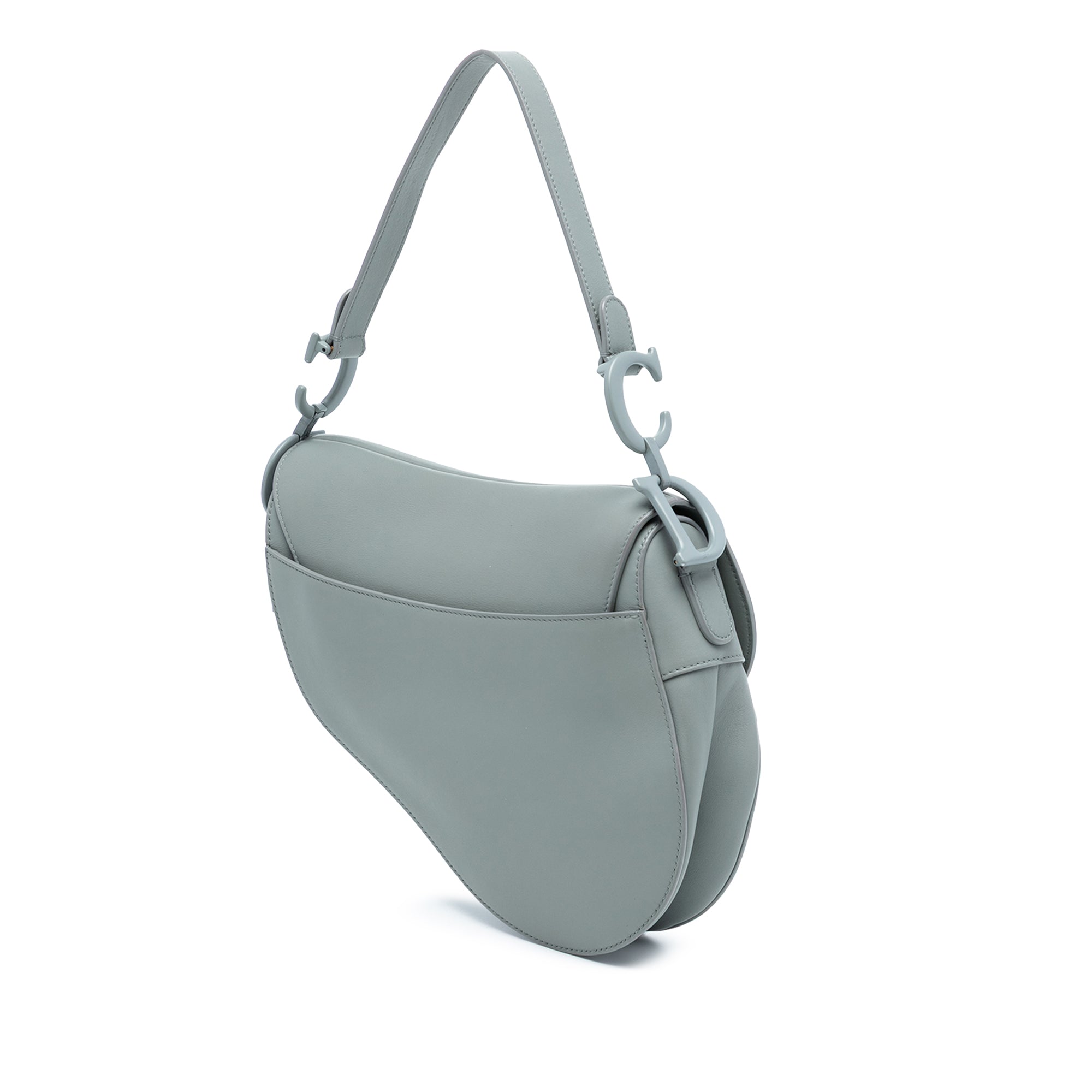 Ultra Matte Calfskin Saddle Bag
