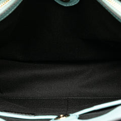 Medium Tricolor Leather Banner Satchel