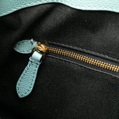 Medium Tricolor Leather Banner Satchel