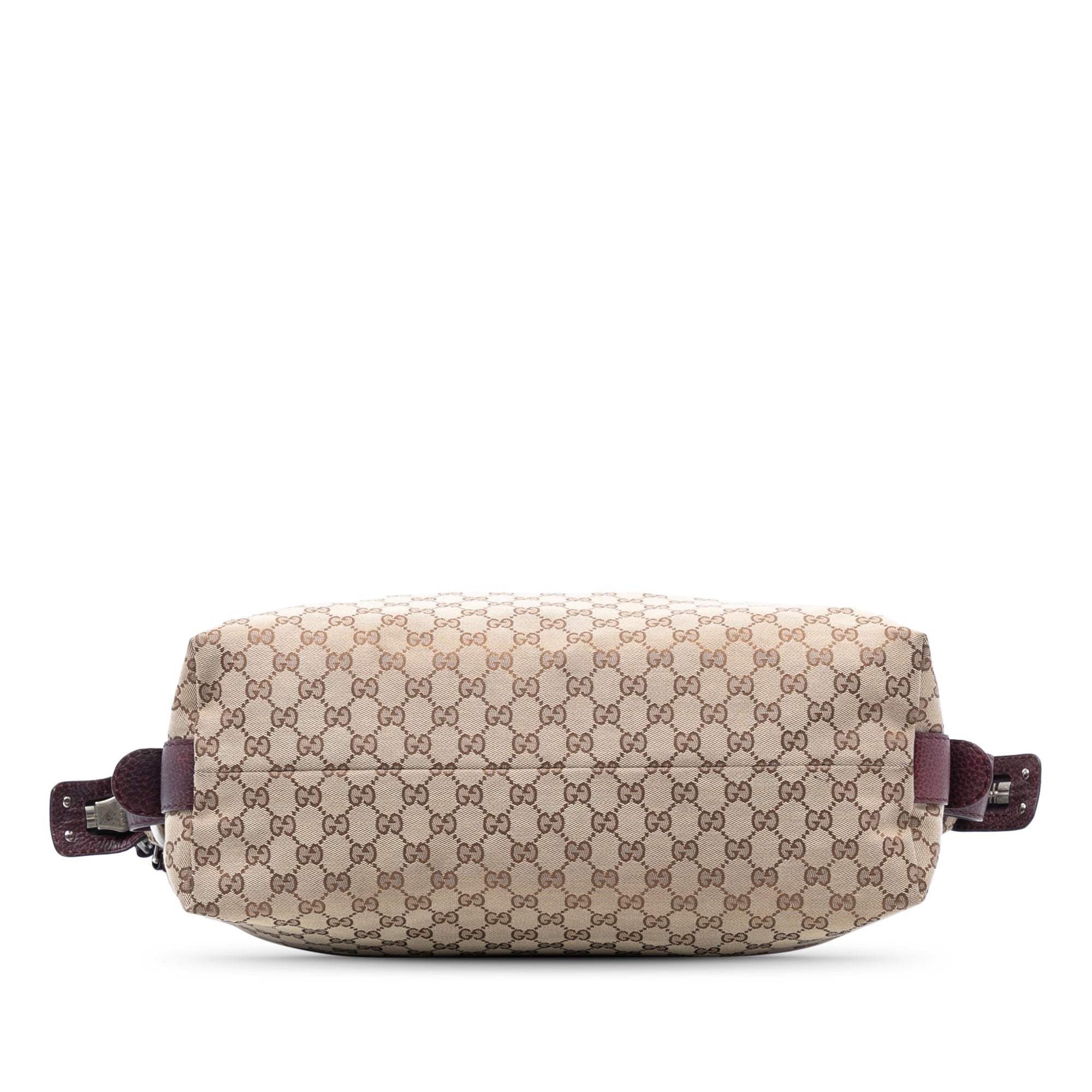 Medium GG Canvas Bamboo Bar Tote