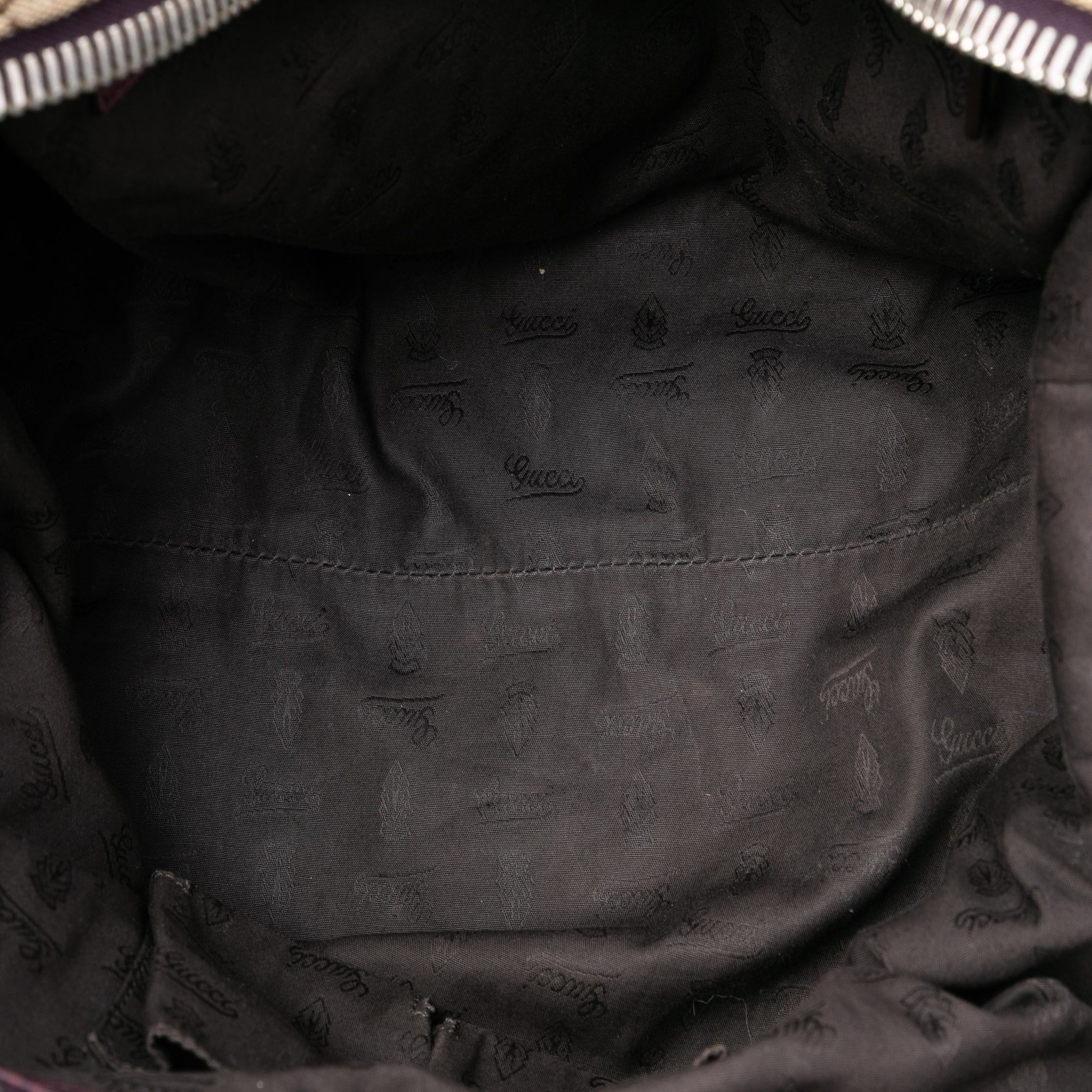 Medium GG Canvas Bamboo Bar Tote