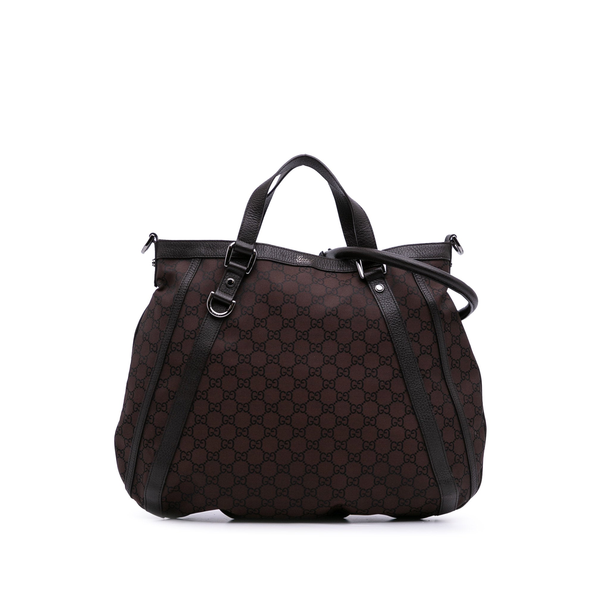 GG Canvas Abbey D Ring Convertible Satchel