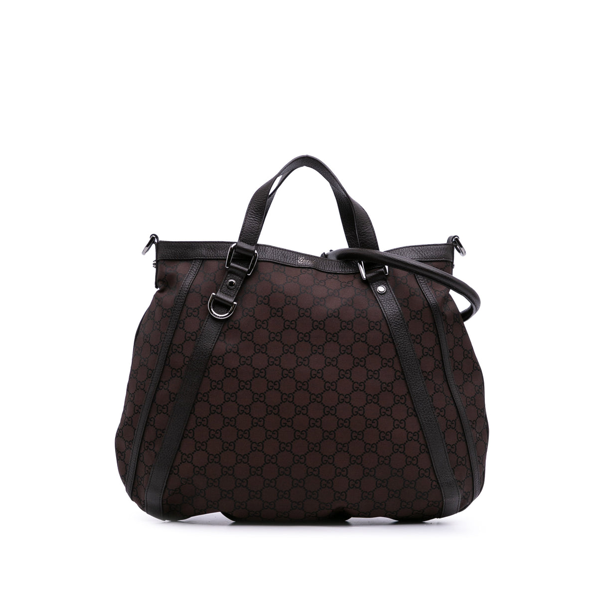 GG Canvas Abbey D Ring Convertible Satchel