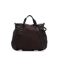 GG Canvas Abbey D Ring Convertible Satchel