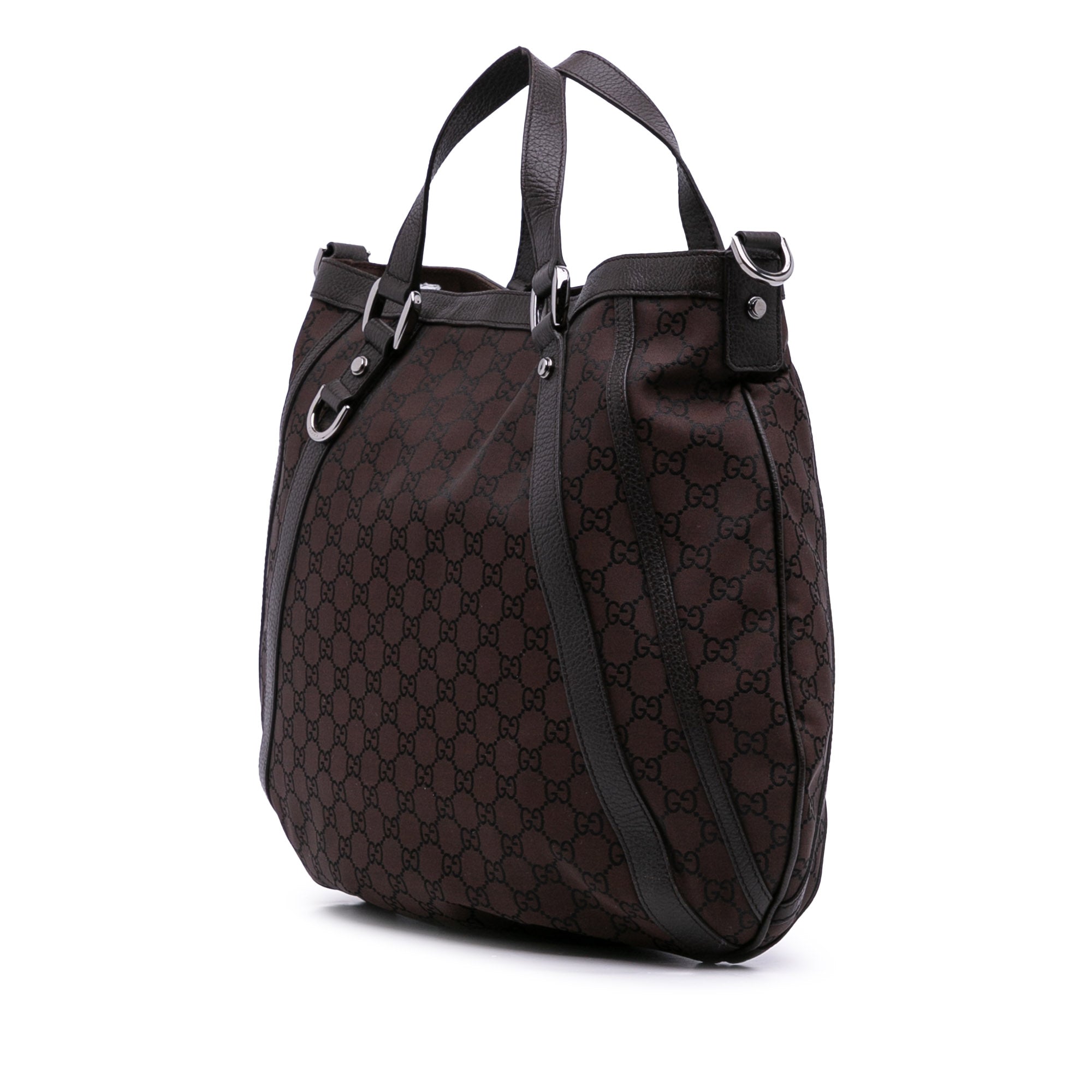 GG Canvas Abbey D Ring Convertible Satchel