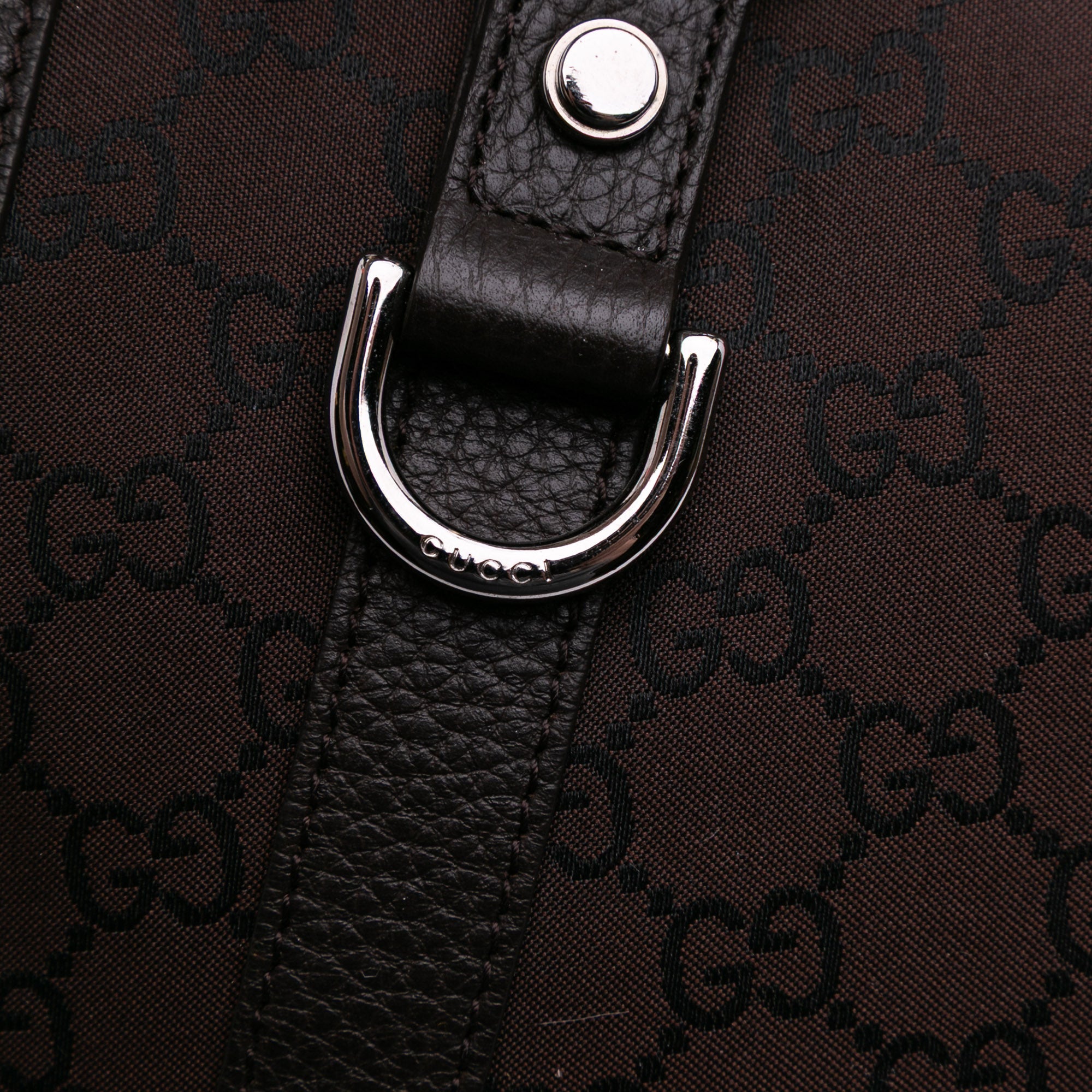 GG Canvas Abbey D Ring Convertible Satchel