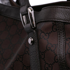 GG Canvas Abbey D Ring Convertible Satchel