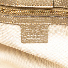 Medium Calfskin Bamboo Shopper Satchel