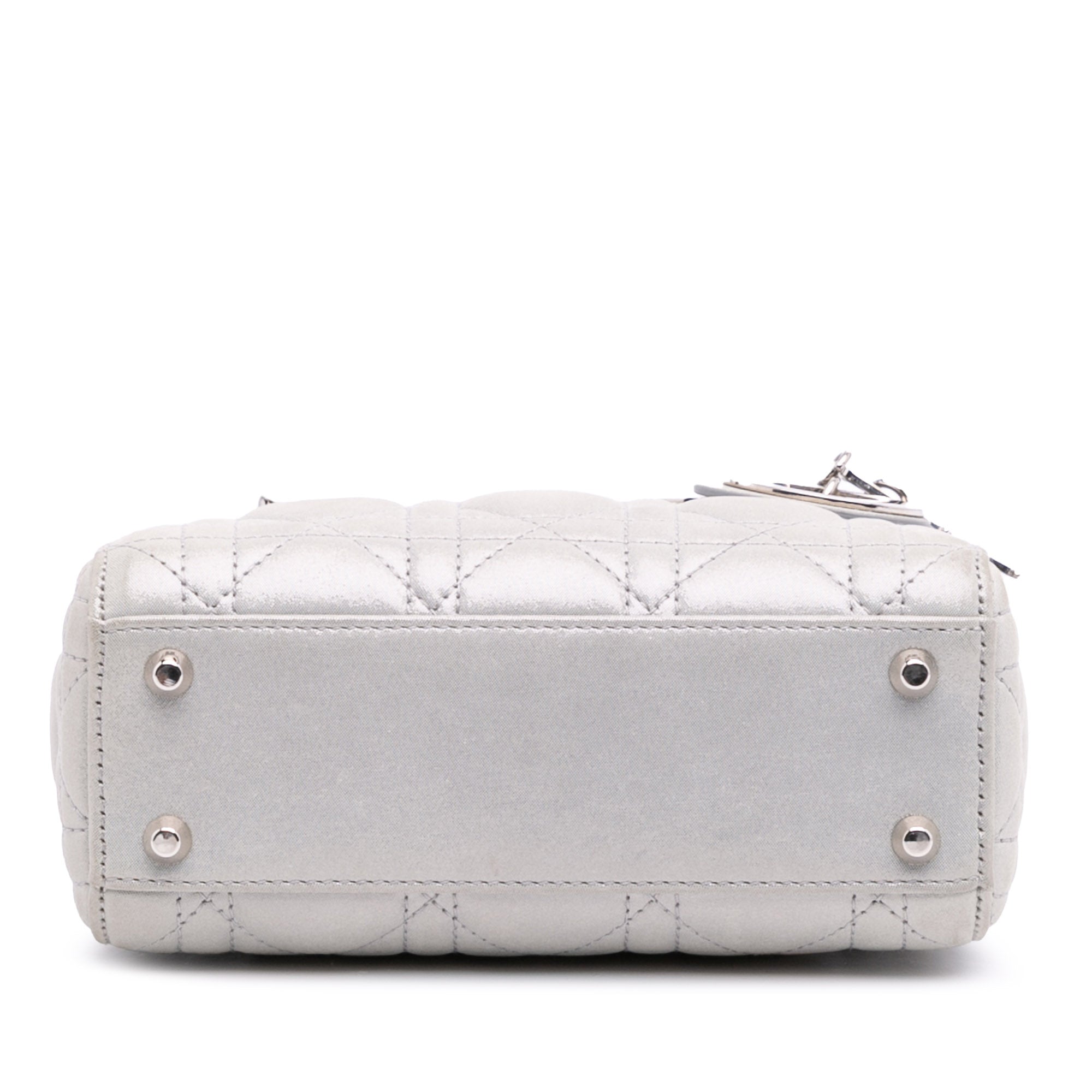 Mini Iridescent Lambskin Cannage Lady Dior