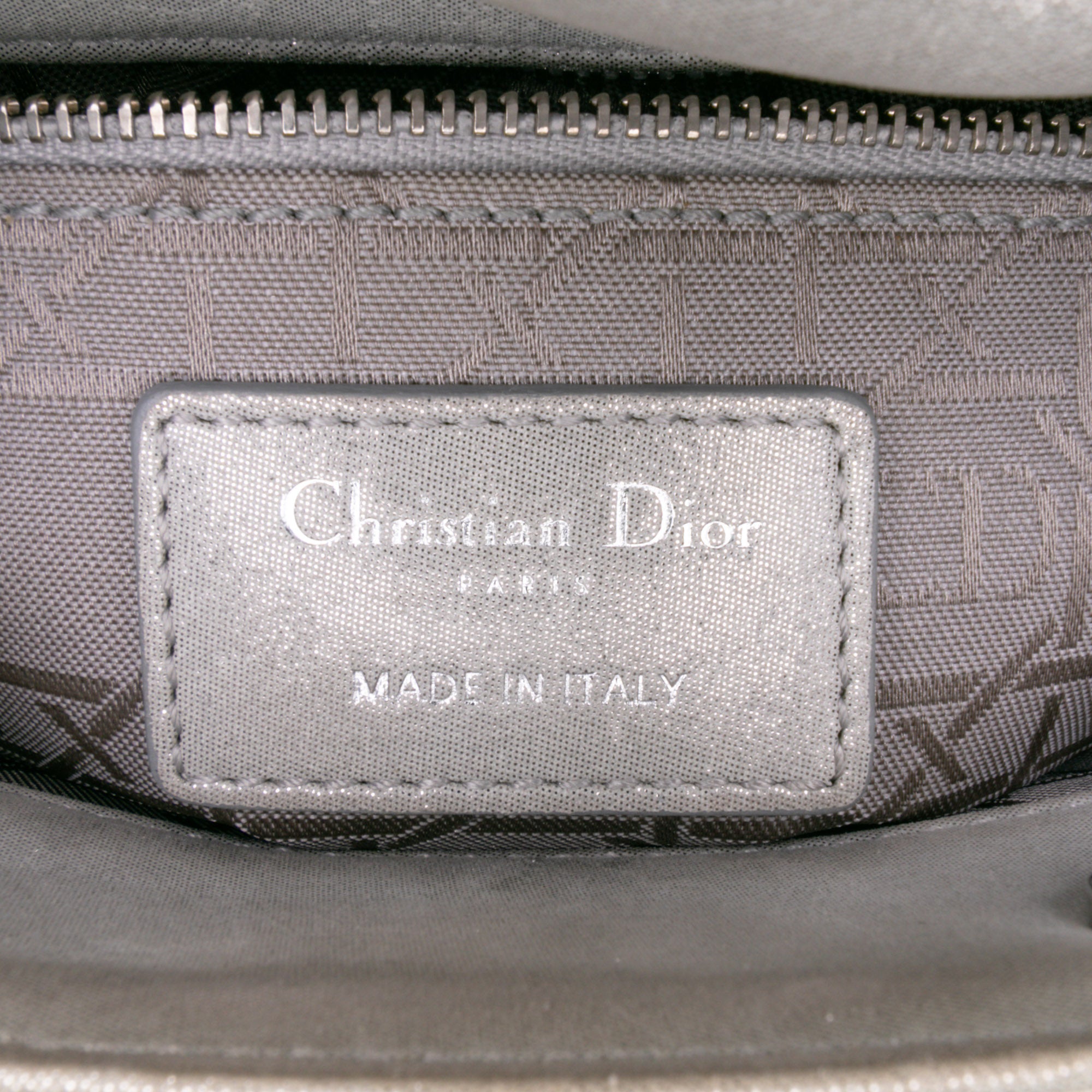 Mini Iridescent Lambskin Cannage Lady Dior