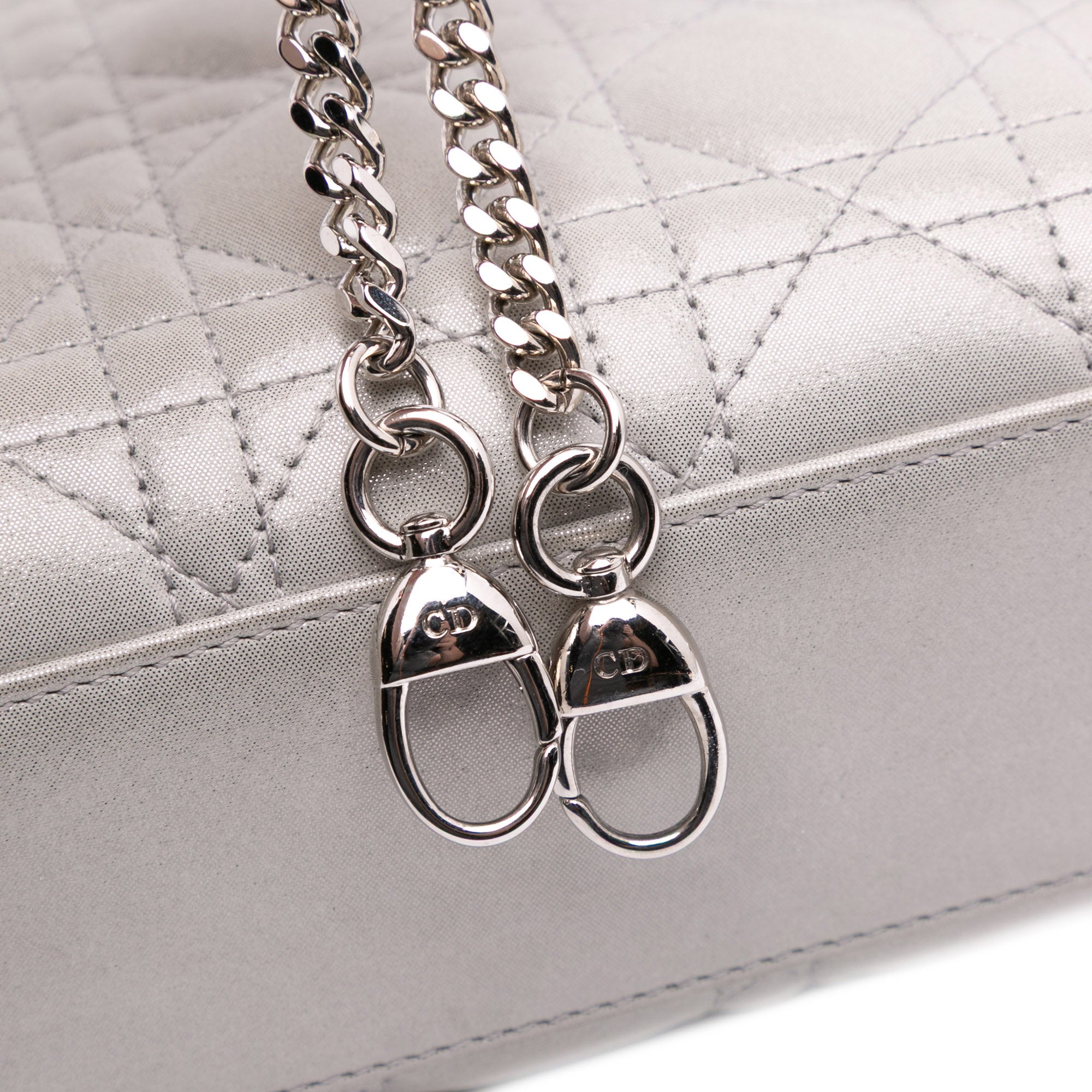 Mini Iridescent Lambskin Cannage Lady Dior