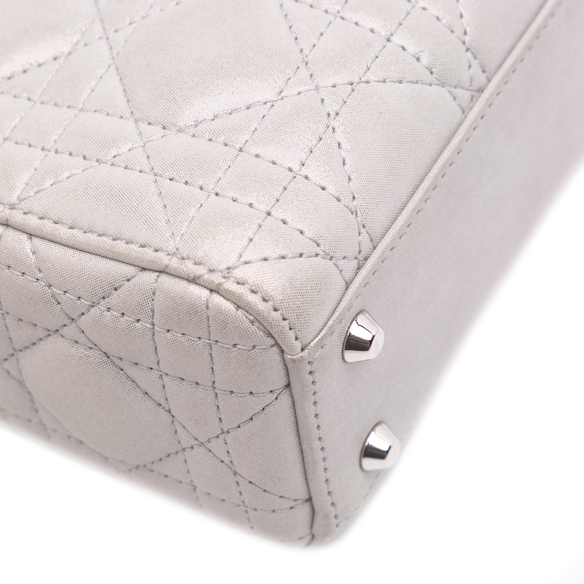 Mini Iridescent Lambskin Cannage Lady Dior