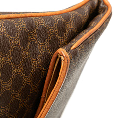 Macadam Coated Canvas Clutch