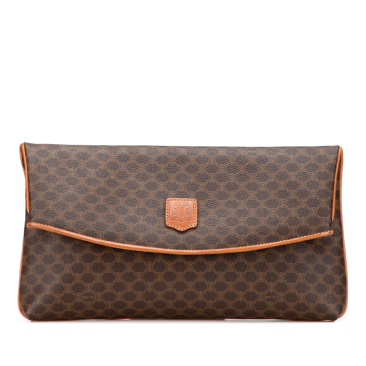 Macadam Coated Canvas Clutch