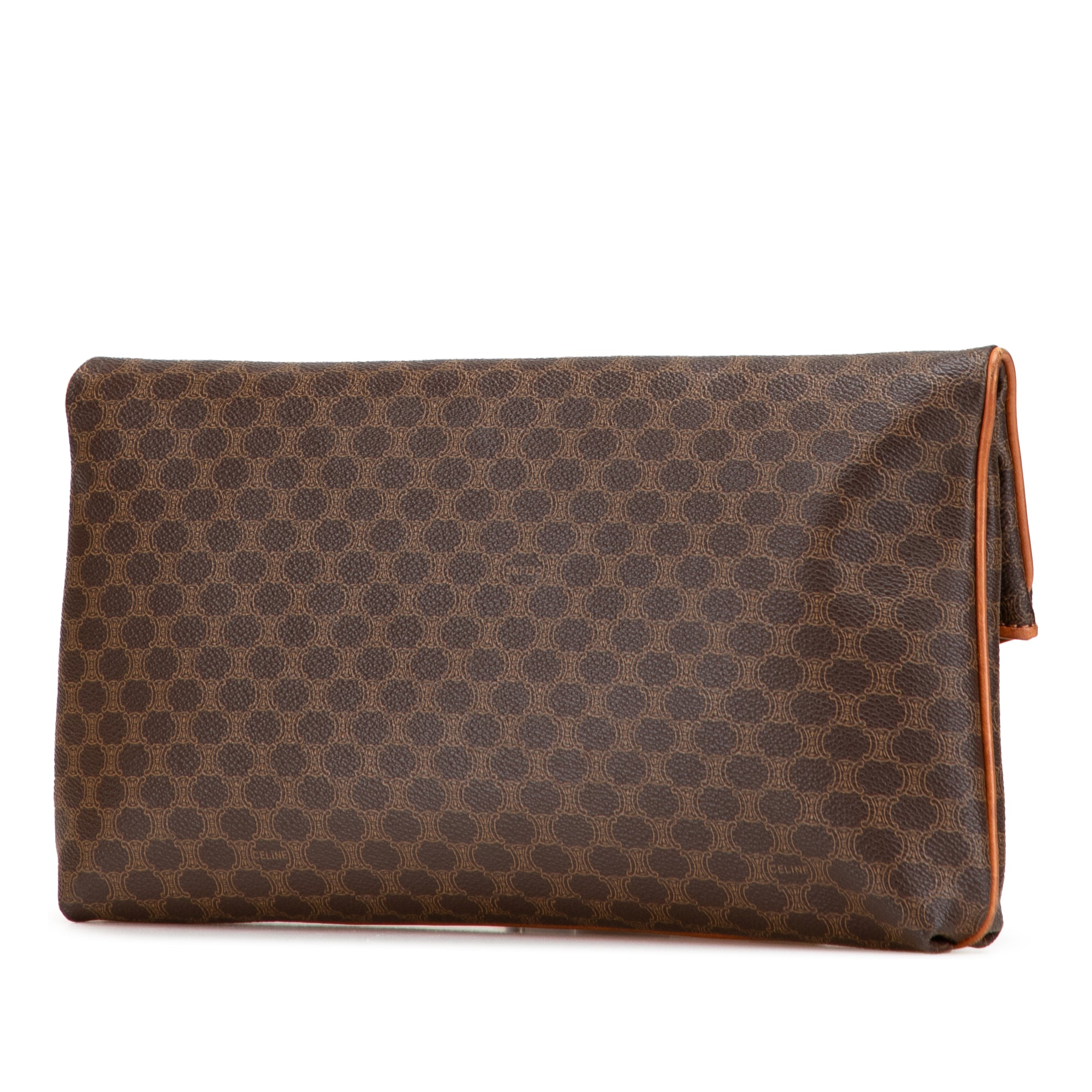 Macadam Coated Canvas Clutch